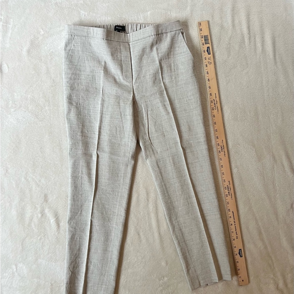 Theory Beige Ankle Dress Pants 10